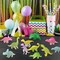Wrapables Mini Plastic Dinosaur Figurines, Miniature Dino Figures for Cake Toppers, Birthday Party Favors, Stocking Stuffers, Easter Egg Fillers (Set of 24), Luminous